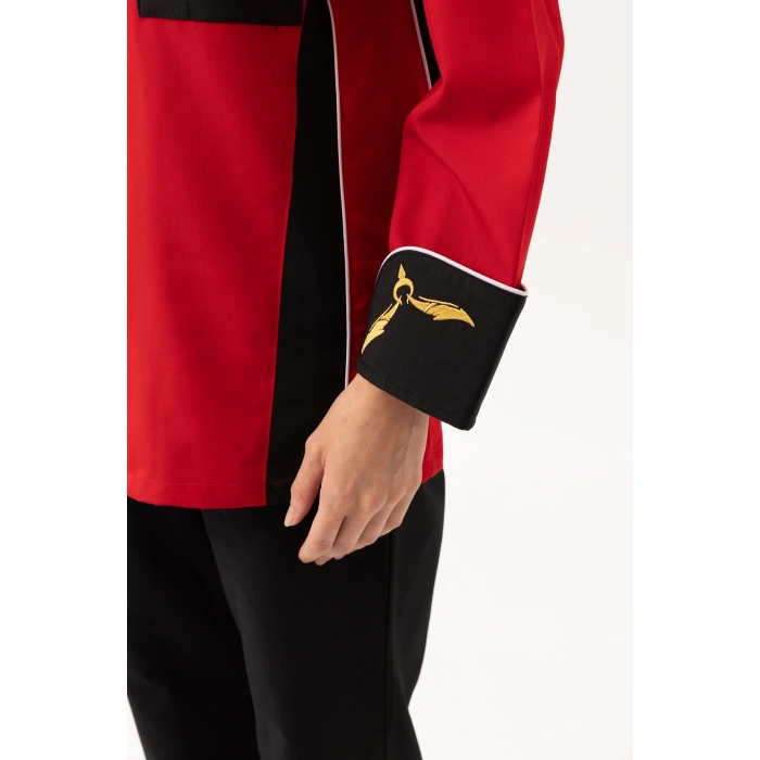 Crenata Şef Aşçı Ceketi - Şık Ve Dayanıklı, Nefes Alabilir, Profesyonel Mutfak Kullanımı İçin