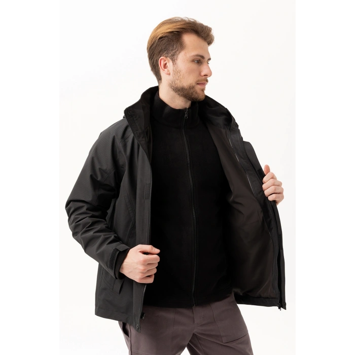 Davraz 3n1 Parka – Çıkarılabilir İç Montlu, Suya & Rüzgâra Dayanıklı, Kışlık Erkek Parka