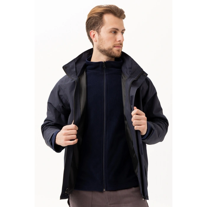 Davraz 3n1 Parka – Çıkarılabilir İç Polar, Suya & Rüzgâra Dayanıklı, Kışlık Erkek Parka