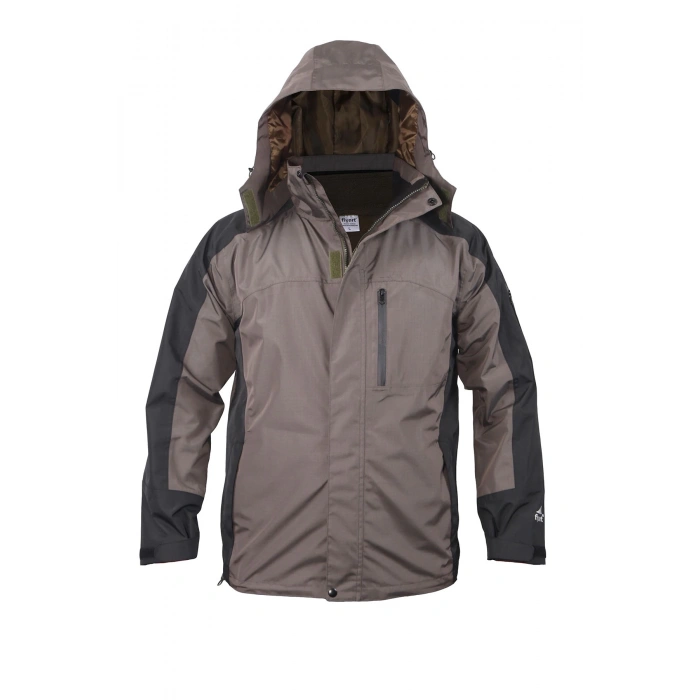 Fiyort Fy 162 Sogne 3ü 1 Arada Su Geçirmez Mont Çıkarılabilir Polar Astarlı, Nefes Alabilen Outdoor Ceket