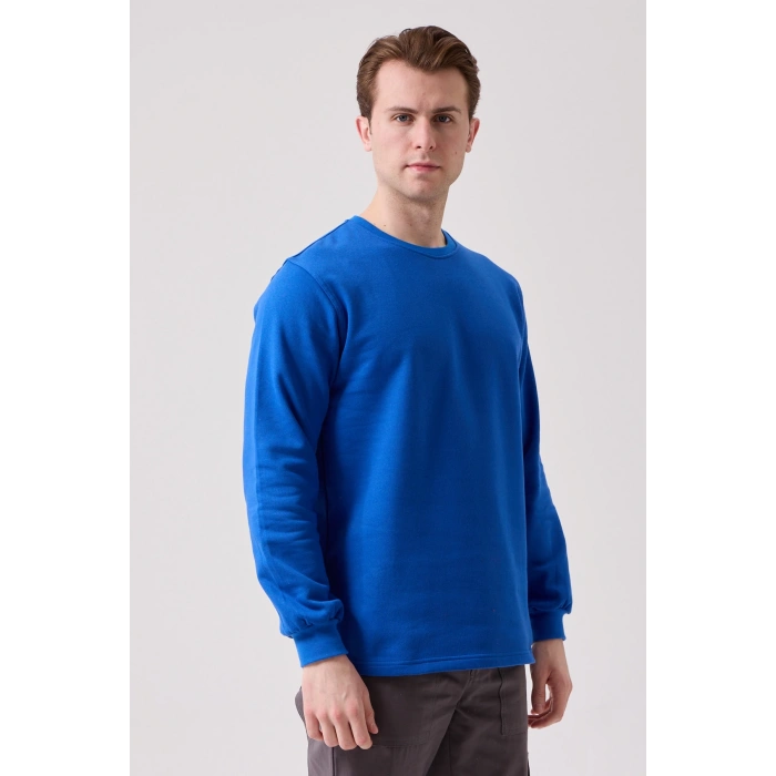 Galanthus Basic Sweatshirt - Uzun Kollu, Pamuklu, Rahat Kesim, Günlük Ve İş Kullanımı İçin