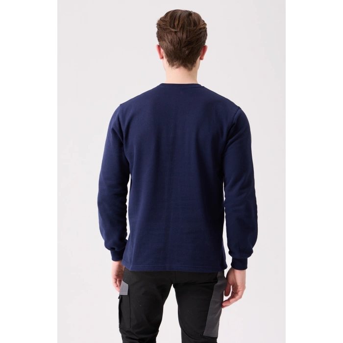 Galanthus Basic Sweatshirt - Uzun Kollu, Pamuklu, Rahat Kesim, Günlük Ve İş Kullanımı İçin