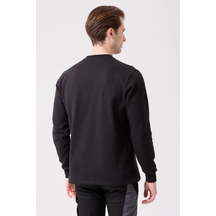 Galanthus Basic Sweatshirt - Uzun Kollu, Pamuklu, Rahat Kesim, Günlük Ve İş Kullanımı İçin