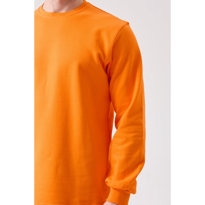 Galanthus Basic Sweatshirt - Uzun Kollu, Pamuklu, Rahat Kesim, Günlük Ve İş Kullanımı İçin