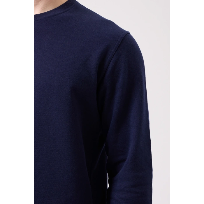 Galanthus Basic Sweatshirt - Uzun Kollu, Pamuklu, Rahat Kesim, Günlük Ve İş Kullanımı İçin