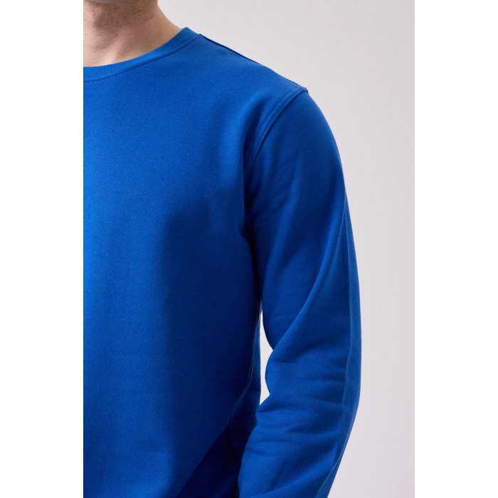 Galanthus Basic Sweatshirt - Uzun Kollu, Pamuklu, Rahat Kesim, Günlük Ve İş Kullanımı İçin