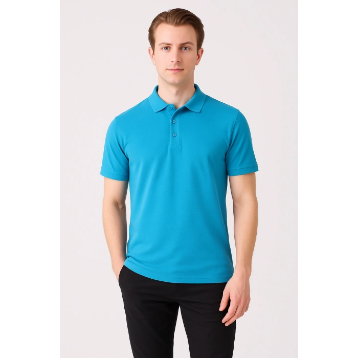 Galanthus Polo T-shırt Turkuaz