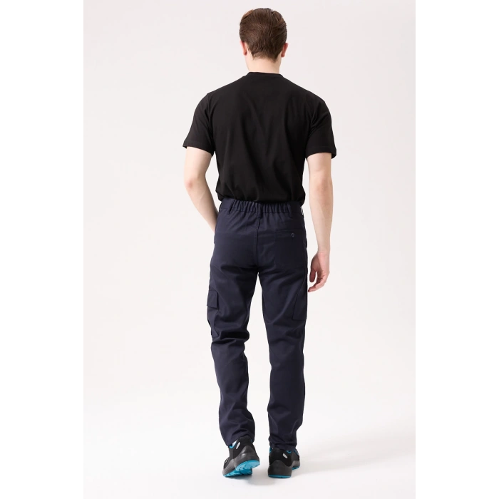 Galanthus Technic Pantolon Erkek Lacivert Kargo Cepli Rahat Kalıp Dayanıklı İş Pantolonu