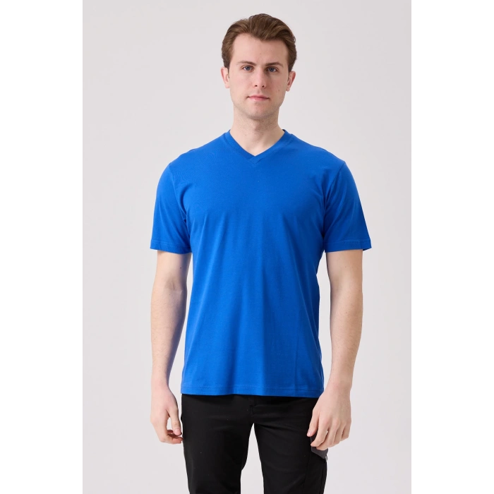 Galanthus V Yaka T-shirt - Nefes Alabilir, Rahat Ve Şık Tasarım