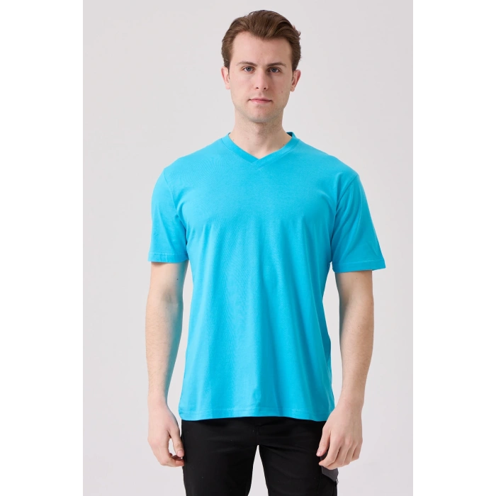 Galanthus V Yaka T-shirt - Nefes Alabilir, Rahat Ve Şık Tasarım