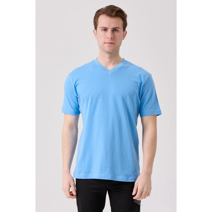 Galanthus V Yaka T-shirt - Nefes Alabilir, Rahat Ve Şık Tasarım