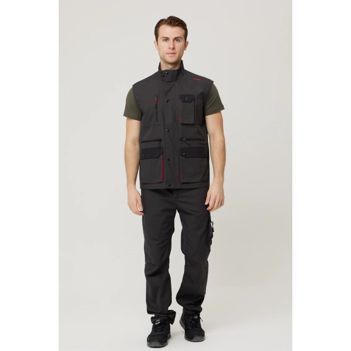 Galium İş Ve Outdoor Yelek - Hafif, Dayanıklı, Çok Cepli, Fonksiyonel Tasarım