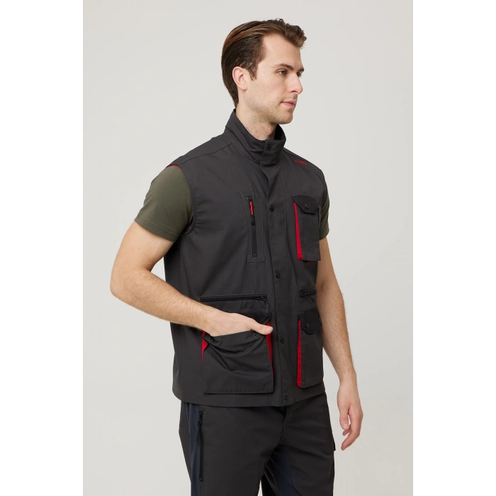 Galium İş Ve Outdoor Yelek - Hafif, Dayanıklı, Çok Cepli, Fonksiyonel Tasarım