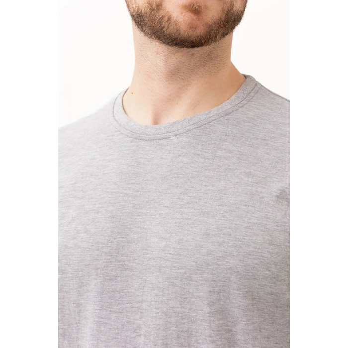 Gaura Gri Uzun Kollu Basic T-shirt | Rahat Ve Şık Tasarım | Günlük Kombinler İçin İdeal