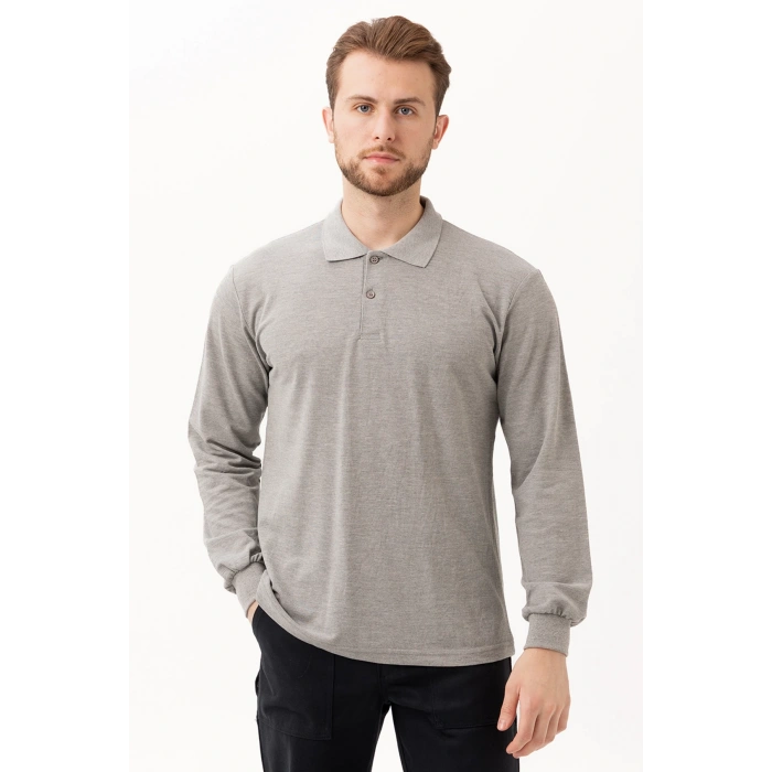 Gaura Polo T-shırt Gri Melanj