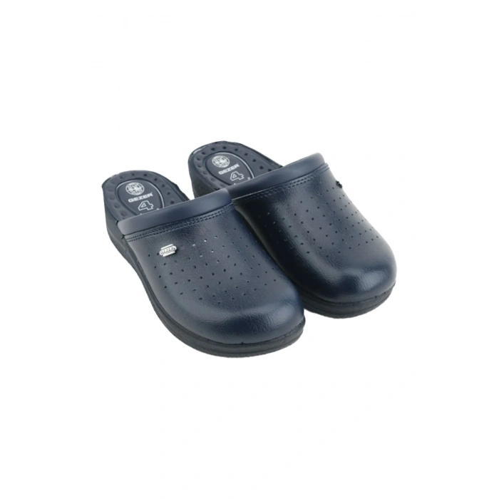 Gezer Sabo Terlik 4 Nokta Destekli Ortopedik Hemşire Aşçı Terliği Lacivert