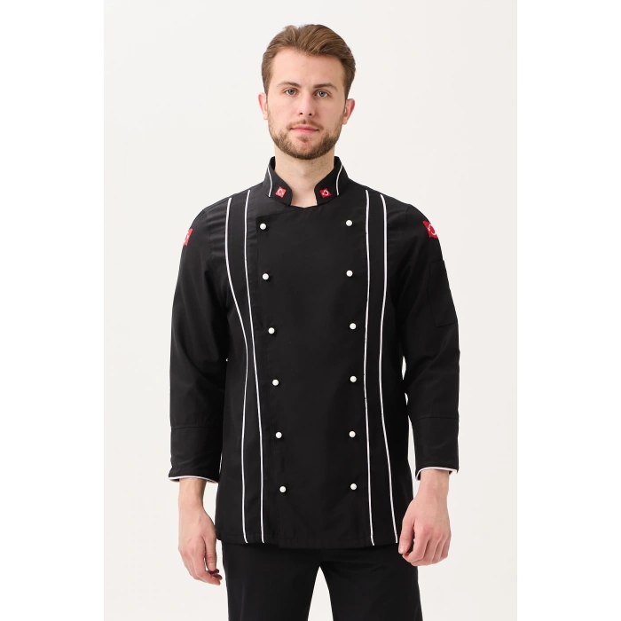 Hispanica Şef Aşçı Ceketi - Profesyonel, Nefes Alabilir, Şık Ve Dayanıklı Mutfak Ceketi