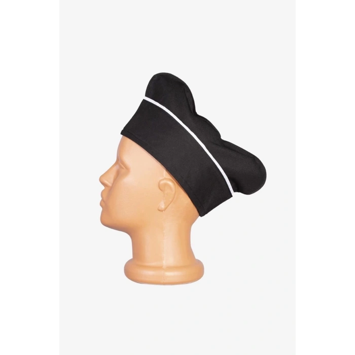 Libani Aşçı Kepi Beyaz-saxmavi