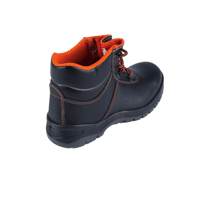 Mekap 023r Rolax S3 Deri Çelik Burunlu Suya Dayanıklı İş Botu Siyah
