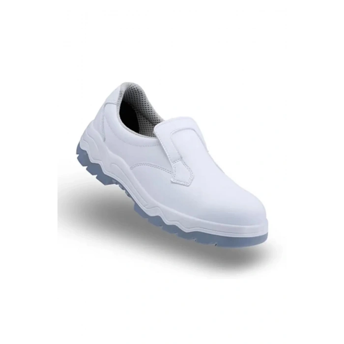 Mekap 060 S2 İş Ayakkabısı Cilt Deri Suya Dayanıklı Çelik Burunlu Beyaz