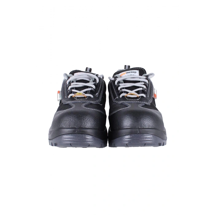 Mekap 232 Rolax S1 Yalıtkan Siyah Gri Kaymaz Tabanlı Nefes Alabilir Hafif İş Ayakkabısı