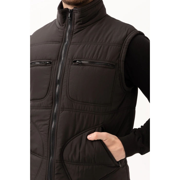Melesa Kışlık İş Ve Outdoor Yelek - Suya Dayanıklı, Sıcak Tutucu, Çok Cepli