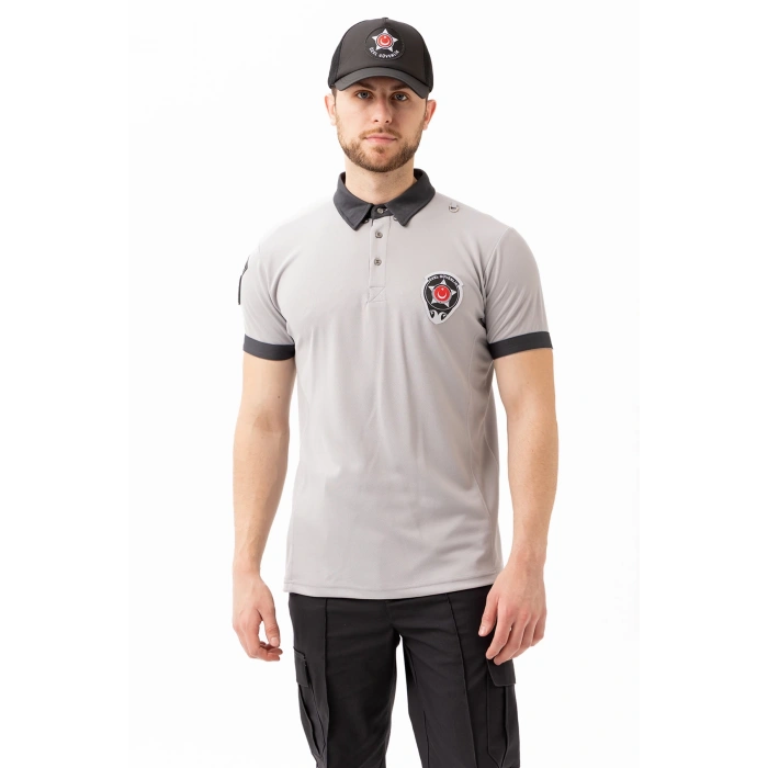 Münih Güvenlik T-shirt Unisex | Güvenlik Görevlisi Polo Yaka Tişört, Personel Üniforma, İş Kıyafeti