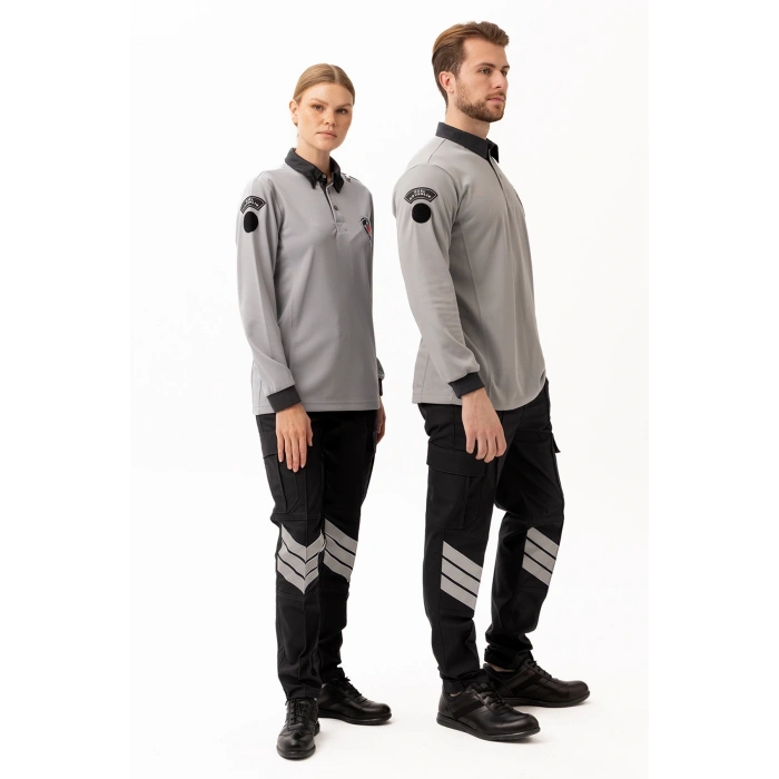 Münih Güvenlik Uzun Kol T-shirt – Kurumsal Güvenlik Personel Kıyafeti