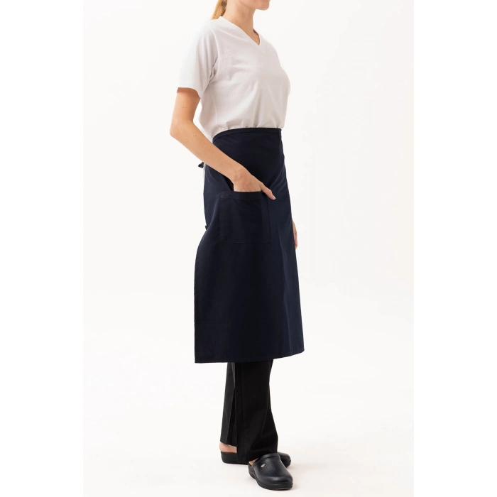 Olea Belden Bağlamalı Profesyonel Önlük Dayanıklı Leke Tutmaz Ayarlanabilir Tasarım