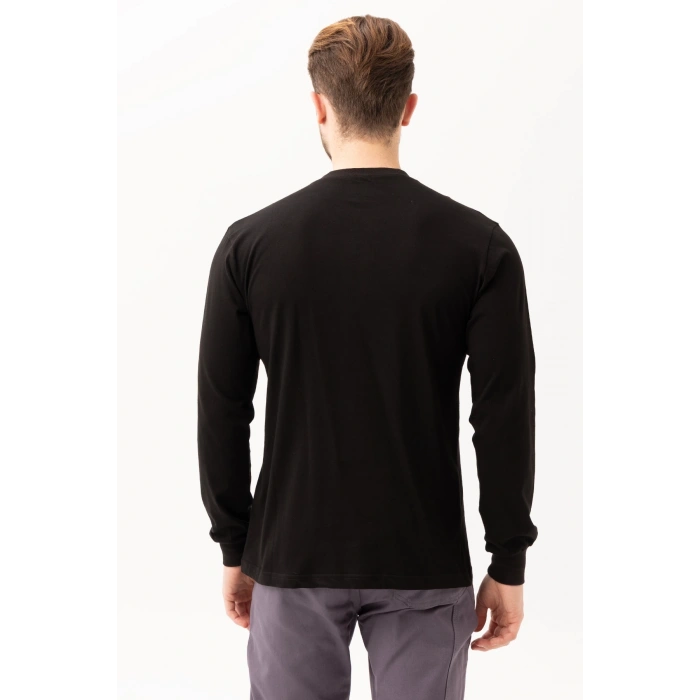 Padus V Yaka Uzun Kollu T-shirt - Rahat Kesim, Günlük Ve İş Kullanımı İçin