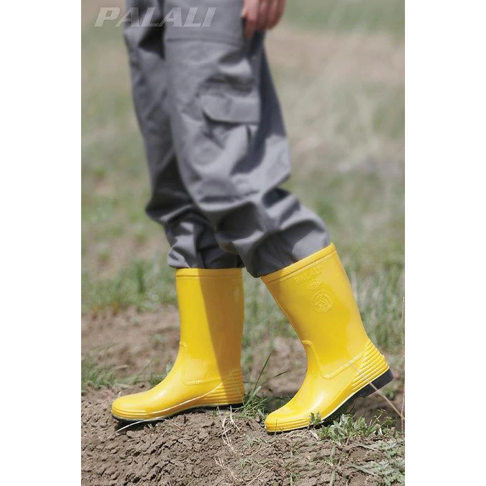 Palalı 103 Kısa Konçlu Su Geçirmez Kaymaz Tabanlı İş Çizmesi