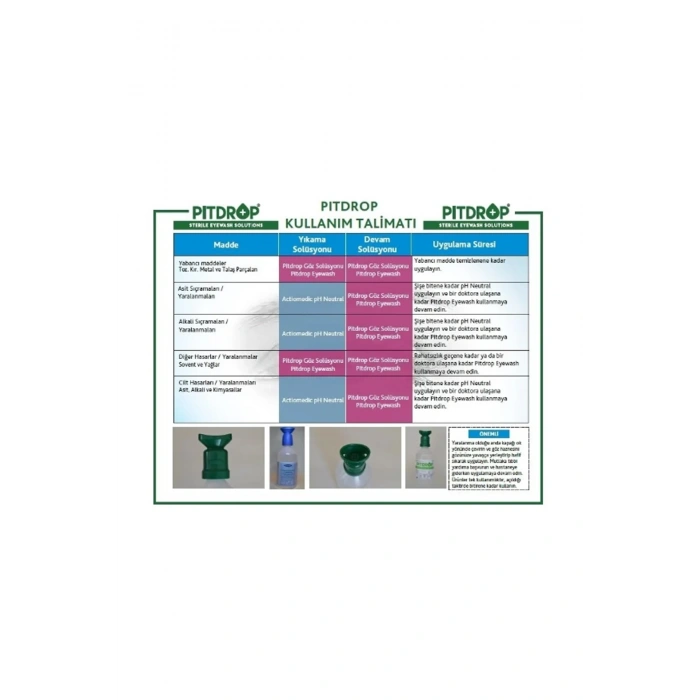 Pit Drop 500ml Steril Göz Yıkama Solüsyonu