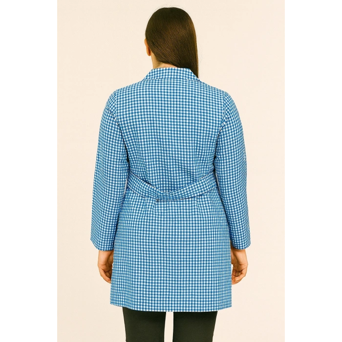 Pötikare Desenli Uzun Kollu Kadın Çalışma Önlüğü – Rahat, Dayanıklı Ve Şık Model