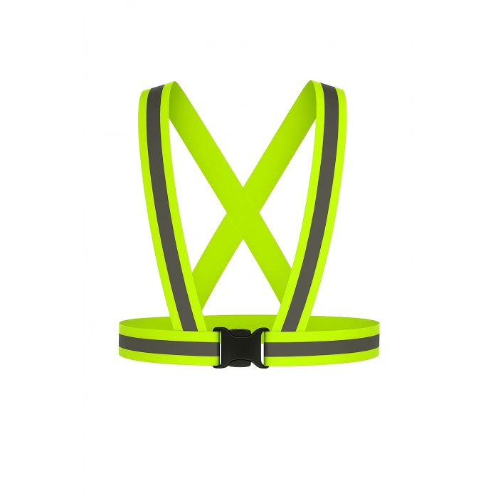 Pratik Klipsli İkaz Yeleği Yüksek Görünürlük Fosforlu Yelek Konforlu Kullanım