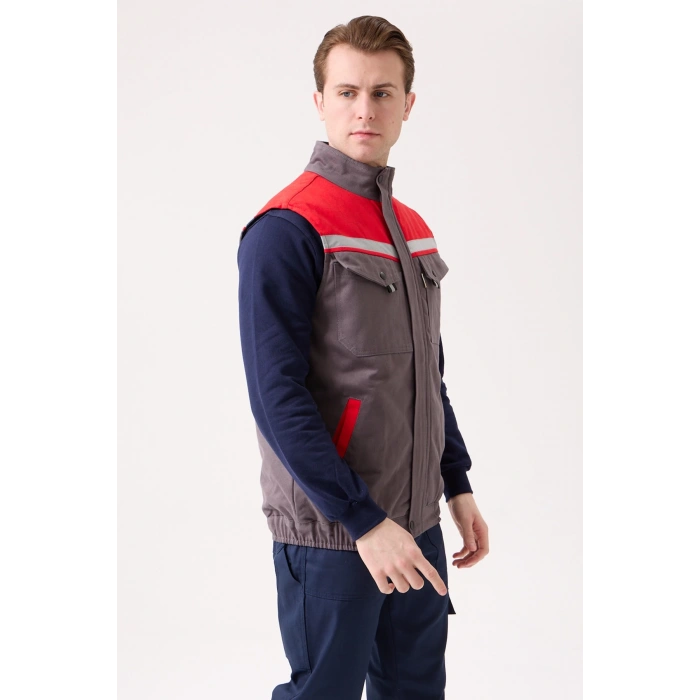 Royal Kışlık İş Yeleği - Sıcak Tutucu, Rüzgar Geçirmez, Çok Cepli Ve Reflektörlü