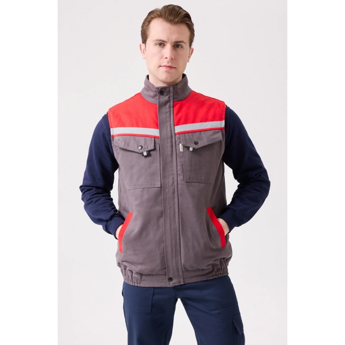 Royal Kışlık İş Yeleği - Sıcak Tutucu, Rüzgar Geçirmez, Çok Cepli Ve Reflektörlü