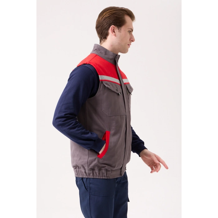 Royal Kışlık İş Yeleği - Sıcak Tutucu, Rüzgar Geçirmez, Çok Cepli Ve Reflektörlü