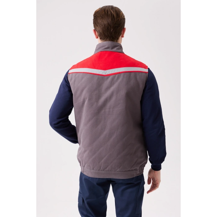 Royal Kışlık İş Yeleği - Sıcak Tutucu, Rüzgar Geçirmez, Çok Cepli Ve Reflektörlü