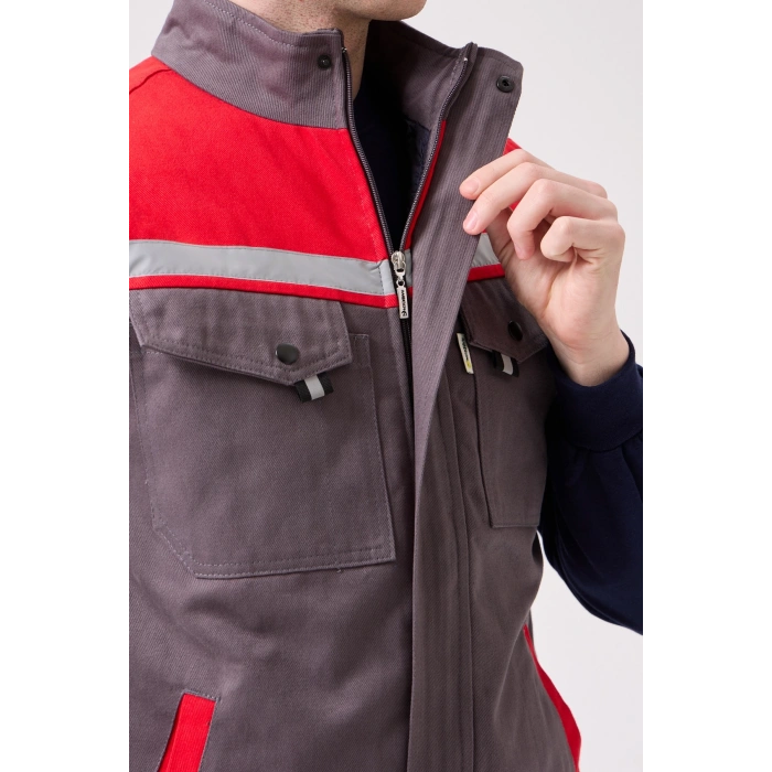 Royal Kışlık İş Yeleği - Sıcak Tutucu, Rüzgar Geçirmez, Çok Cepli Ve Reflektörlü