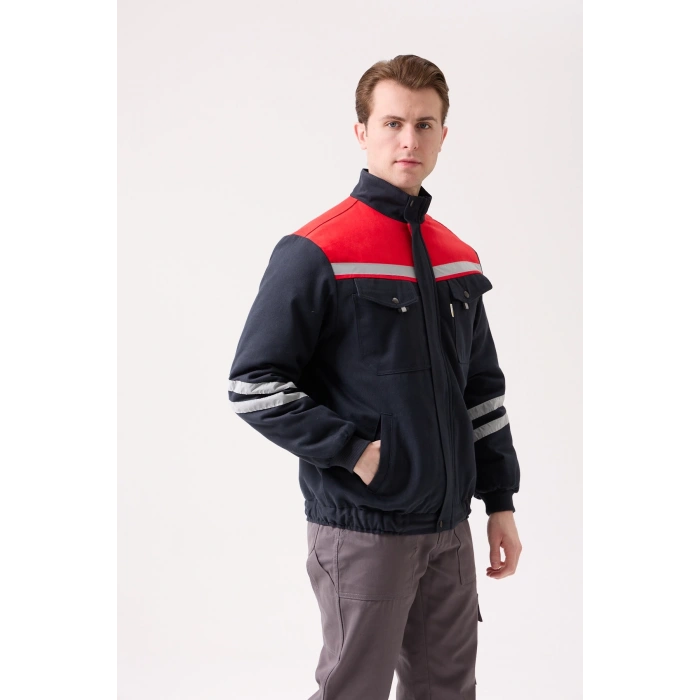 Royal Kışlık Mont İçi Kapitoneli Reflektörlü Sıcak Tutan Dayanıklı İş Montu