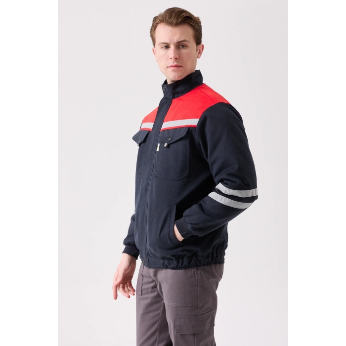 Royal Kışlık Mont İçi Kapitoneli Reflektörlü Sıcak Tutan Dayanıklı İş Montu