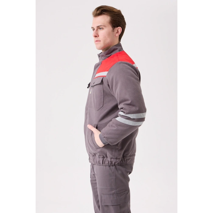 Royal Kışlık Mont İçi Kapitoneli Reflektörlü Sıcak Tutan Dayanıklı İş Montu