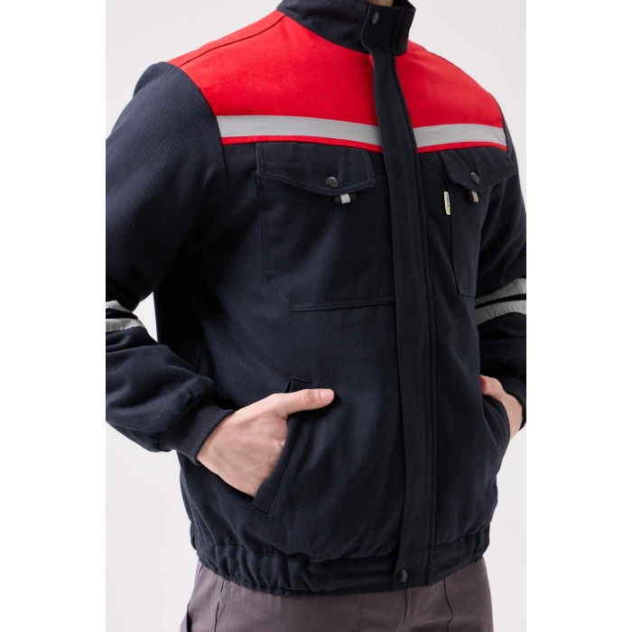 Royal Kışlık Mont İçi Kapitoneli Reflektörlü Sıcak Tutan Dayanıklı İş Montu