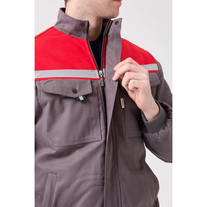 Royal Kışlık Mont İçi Kapitoneli Reflektörlü Sıcak Tutan Dayanıklı İş Montu