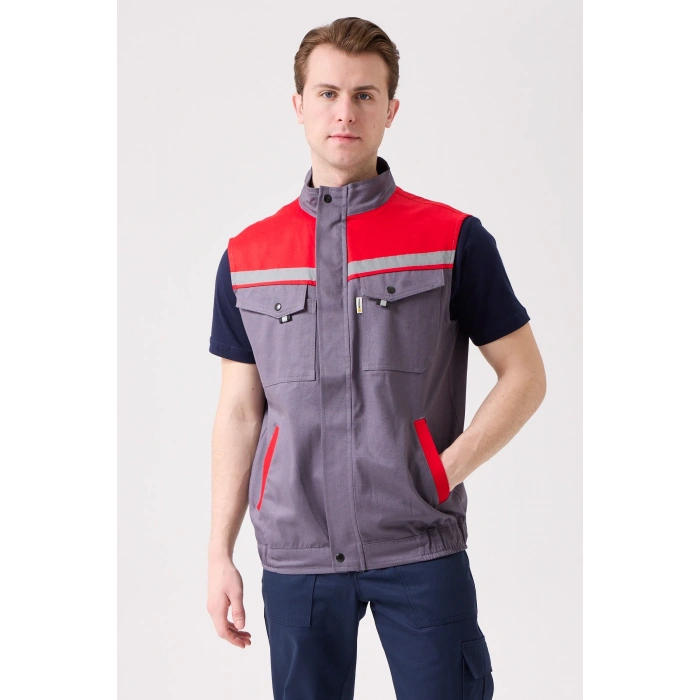 Royal Yazlık İş Yeleği - Hafif, Nefes Alabilir, Reflektörlü Ve Çok Cepli