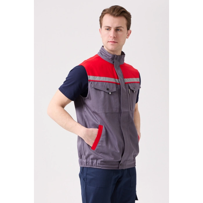 Royal Yazlık İş Yeleği - Hafif, Nefes Alabilir, Reflektörlü Ve Çok Cepli