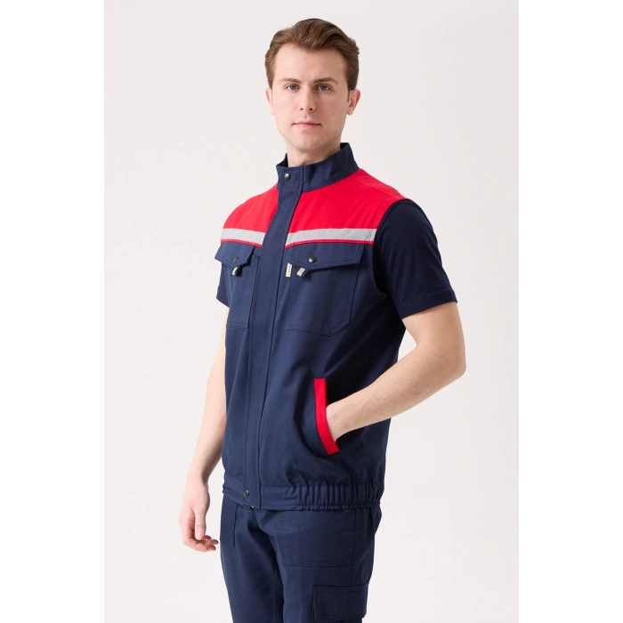 Royal Yazlık İş Yeleği - Hafif, Nefes Alabilir, Reflektörlü Ve Çok Cepli