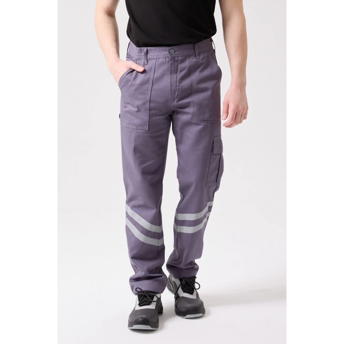 Royal Yazlık Reflektörlü İş Güvenlik Pantolonu 4 Cepli Hafif Ve Dayanıklı