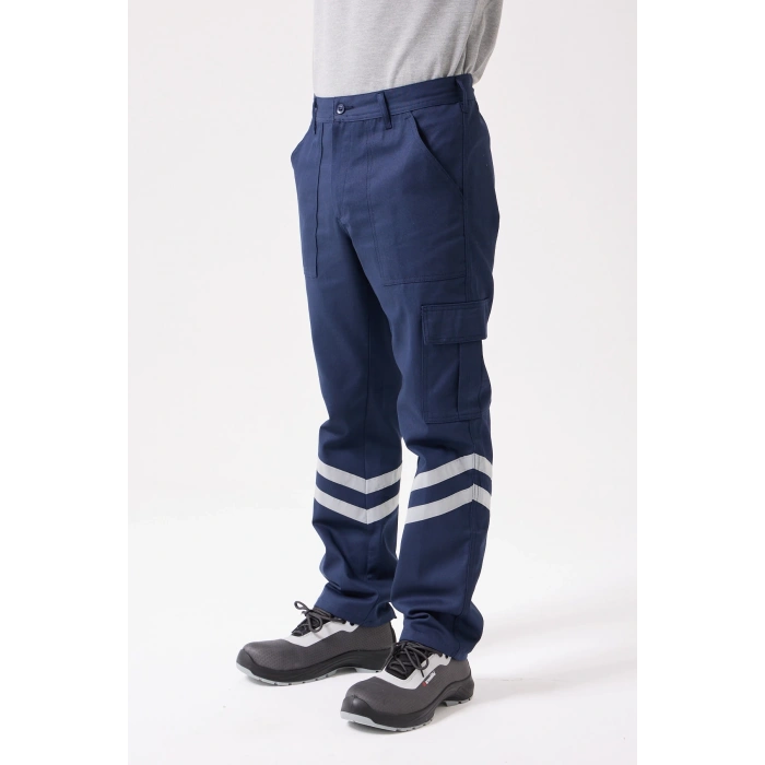 Royal Yazlık Reflektörlü İş Güvenlik Pantolonu 4 Cepli Hafif Ve Dayanıklı