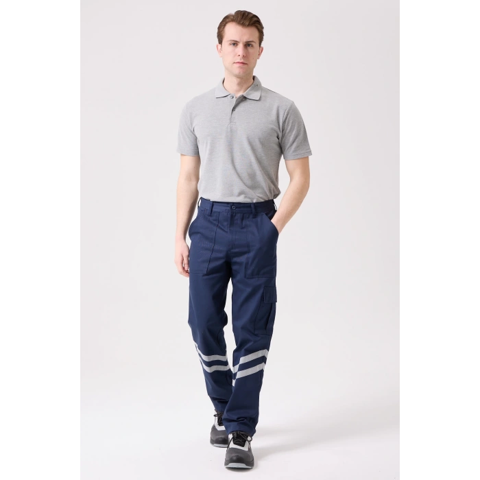 Royal Yazlık Reflektörlü İş Güvenlik Pantolonu 4 Cepli Hafif Ve Dayanıklı